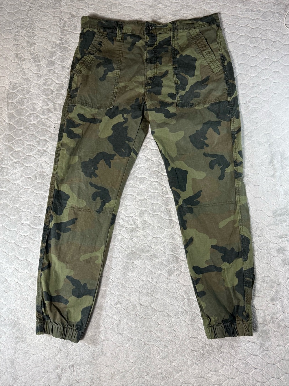Levi Strauss Signature Gold Camo Utility Jogger Pants Womens 38x29.5 Ripstop